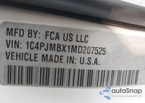 2021 Jeep Cherokee Trailhawk 4X4 from USA, damaged, VIN 1C4PJMBX1MD207525